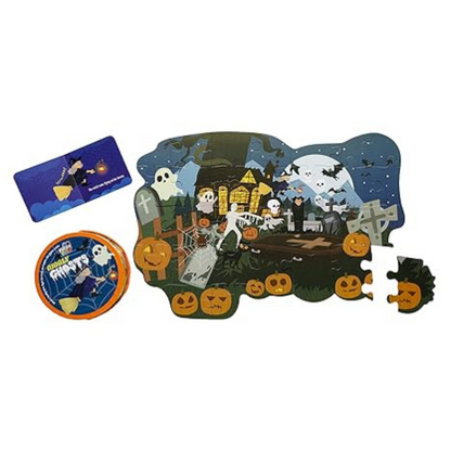 The Book Tree Giggly Ghost Puzzle Box for Kids 30 Jigsaw Puzzle Pieces & 1 Storybook Spooky