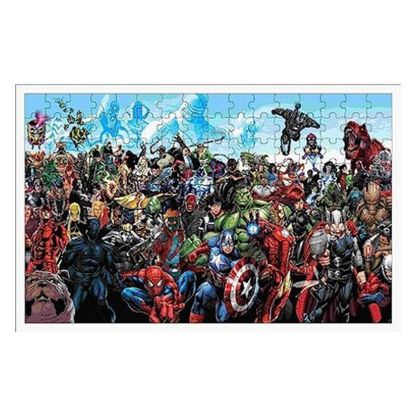 TodFod Wooden Marvel Avengers 160 Piece Panorama Jigsaw Puzzle for Kids & Children