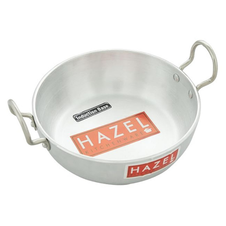 Hazel 4 mm Aluminium Induction Base Kadai with Handle 3000 ml