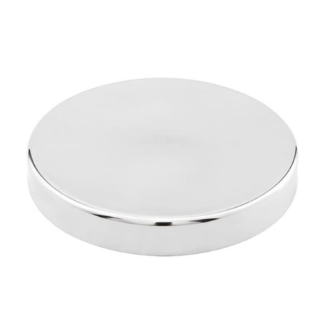 Jaggery Stainless Steel Heavy Gauge Dinner Plates Lunch Dinner Thali Plates Khumcha 13 Dia 28 cm Pack of 2