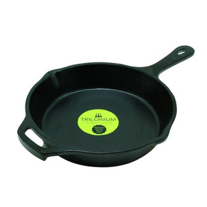Trilonium Induction Base Cast Iron Fry Pan 20 cm Black
