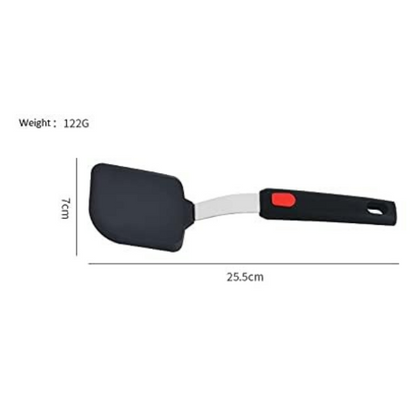 P-Plus International Pancake Spatula Silicone Turner for Nonstick Cookware Flexible Extra Wide