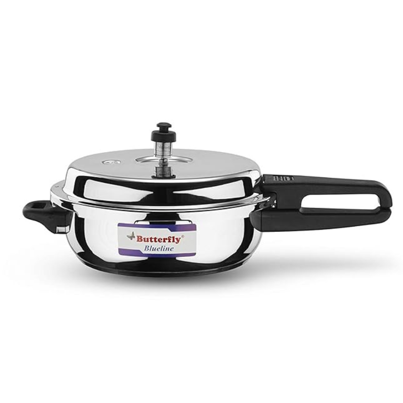 Butterfly Blue Line Wider Stainless Steel Pressure Cooker | 3.5-Liter