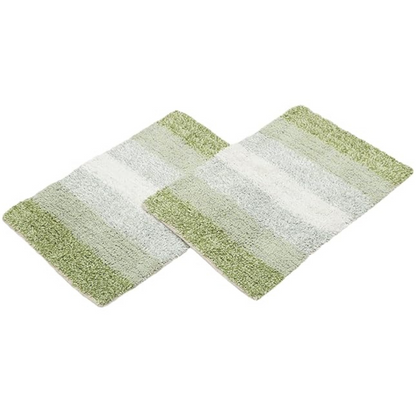 The Home Talk Cotton Stripes Bathmats Water Absorbent Runners Floor Mats