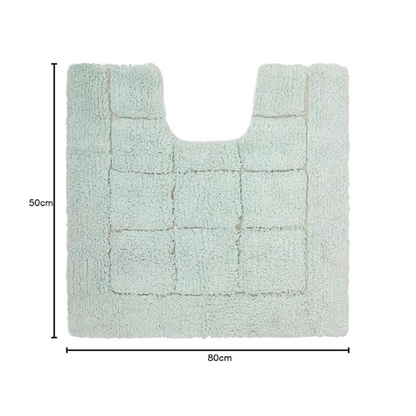 The Home Talk Cotton Bathmats Water Absorbent Runners Regular Striped Rugs Floor Mats
