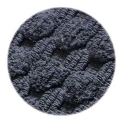 The Home Talk Cotton Bathmats Water Absorbent Runners Floor Mats Dark Grey