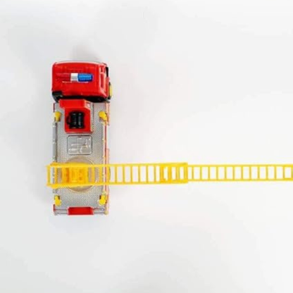 Centy Toys Fire Ladder Truck Yellow