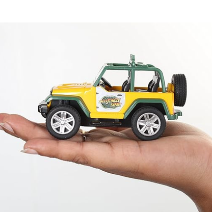 Centy Toys Plastic Pull Back Safari Car 1 Pull Back Vehicle Multicolour Kid