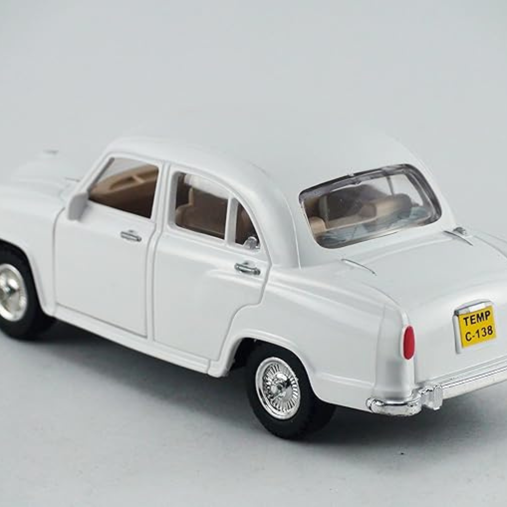 Centy Toys Classic of Ambassador Car Moris Oxford White Colour