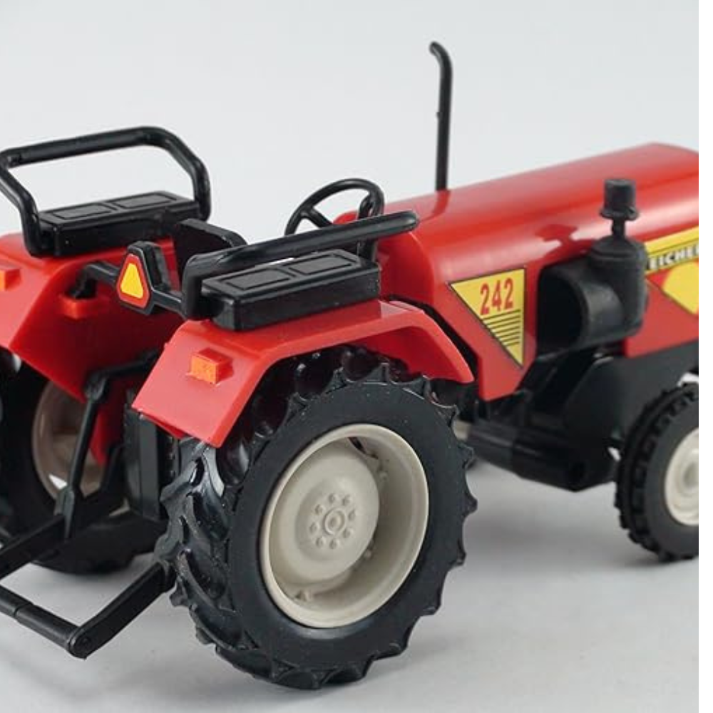 Centy Toys Plastic Farm Tractor Orange Red Colour