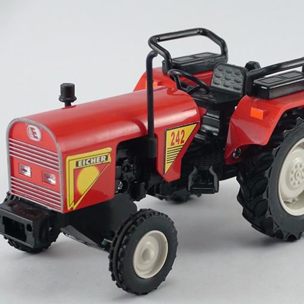 Centy Toys Plastic Farm Tractor Orange Red Colour