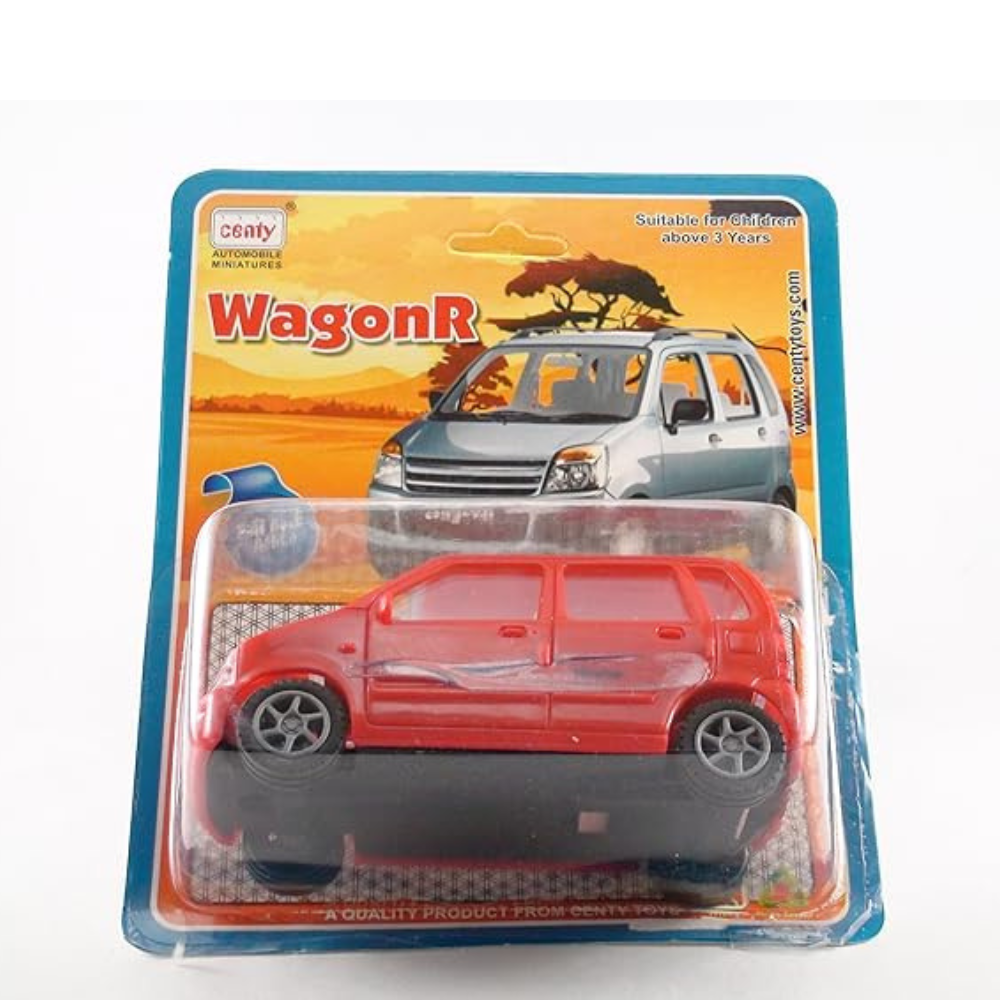 Centy 3+ Years Toys Utility Cart Wagonr Plastic Pull Back Car Red Colour