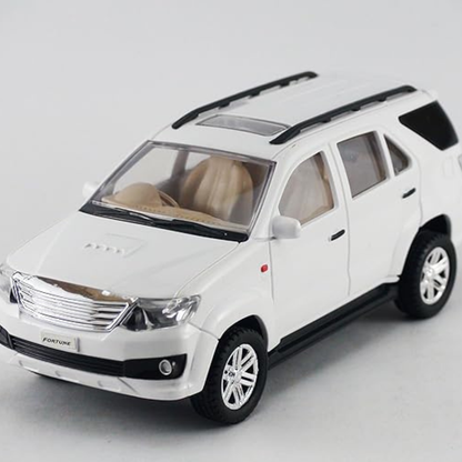 Centy Toys Plastic Fortuner Model Car White Kid Adult Toddler