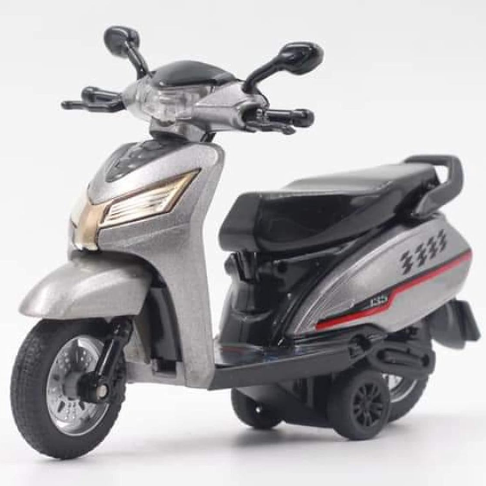 Centy Toys Bestiva Grey Colour Scooty Toy Pull Back Action