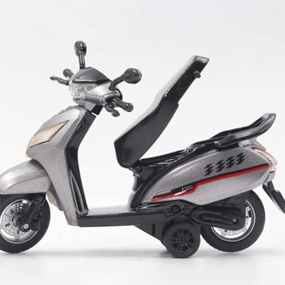 Centy Toys Bestiva Grey Colour Scooty Toy Pull Back Action