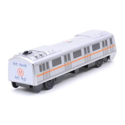 Centy Toys Metro is A Model of Indian Metro Train From Silver Colour