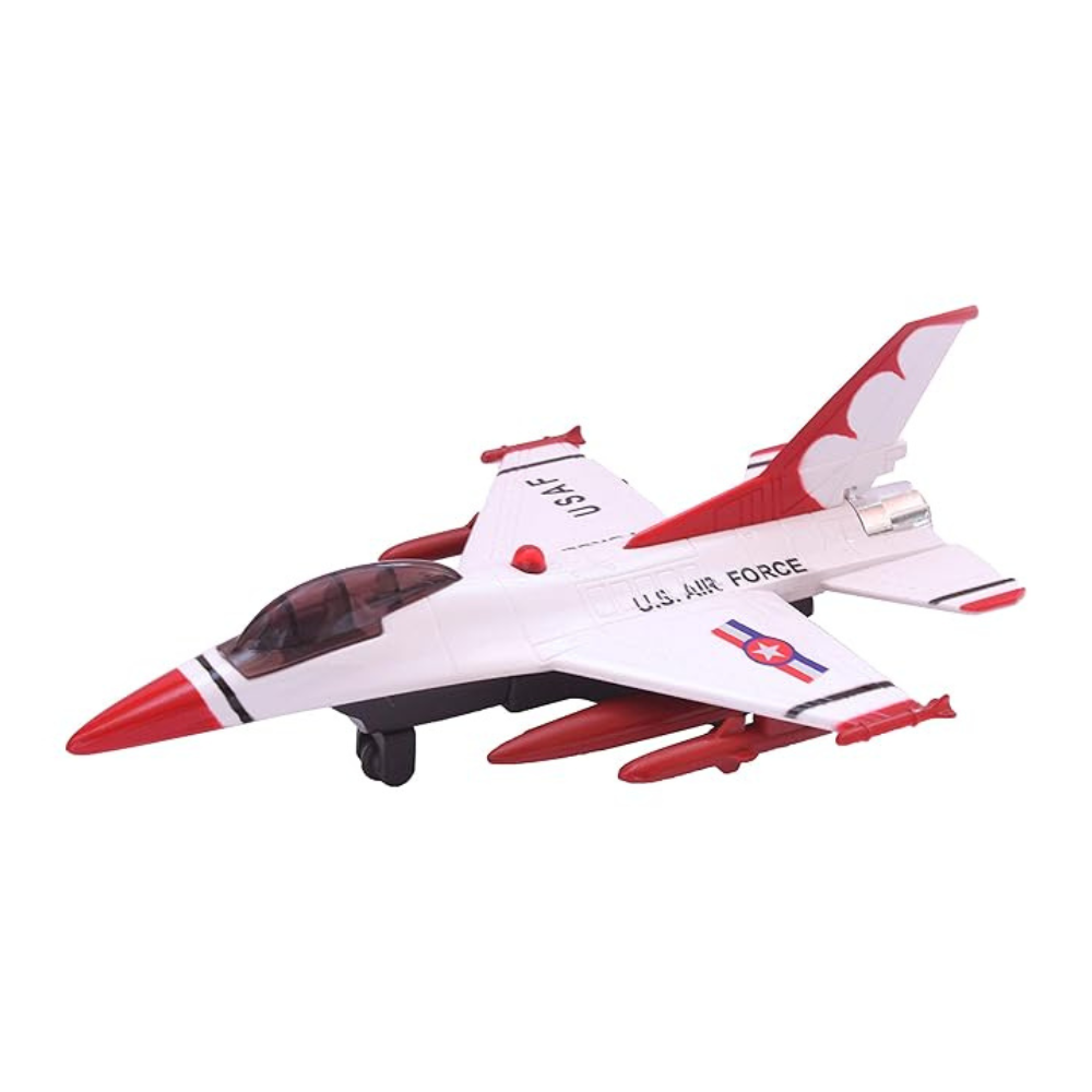 Centy Toys Plastic Fire Blade Pull Back Jet Multicolour