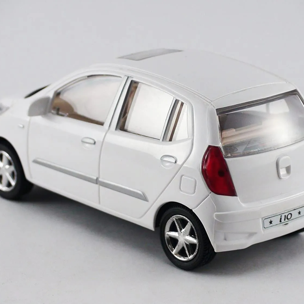 Centy Toys Hyundai I10 Model Of Car White Colour