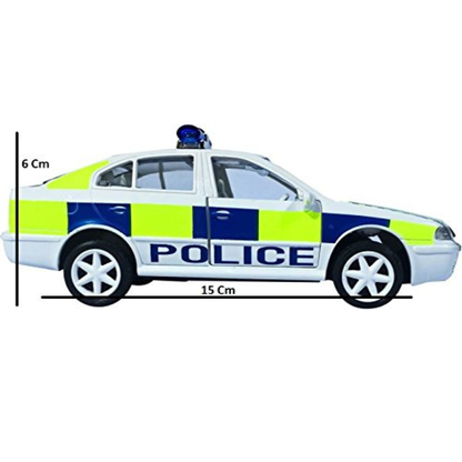 Centy Toys Plastic Uk Police Pull Back Car Multicolour