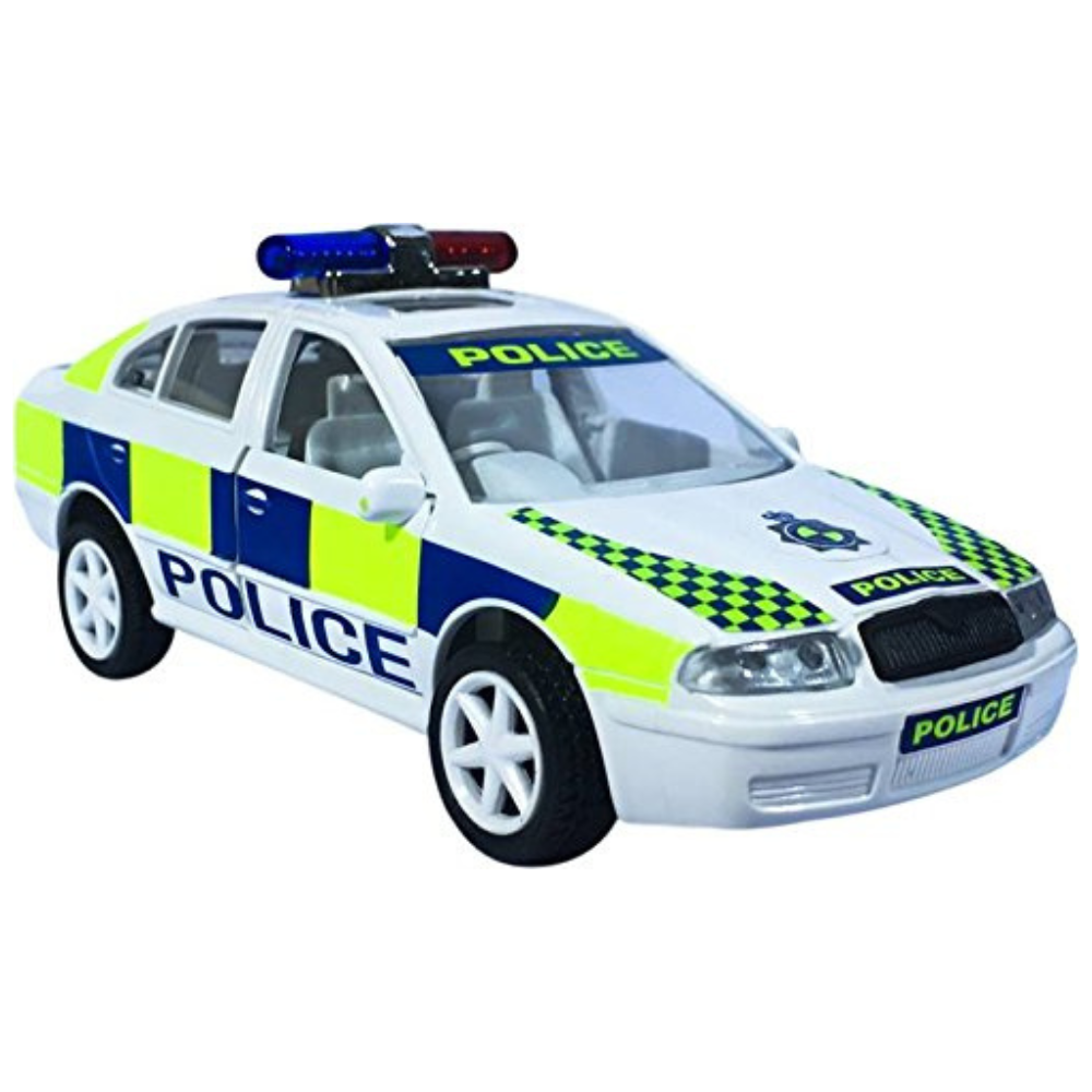 Centy Toys Plastic Uk Police Pull Back Car Multicolour