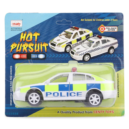 Centy Toys Plastic Uk Police Pull Back Car Multicolour