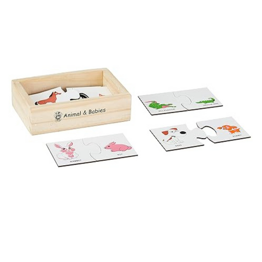 Skillofun My First Learning Puzzle Animal and Babies Multi Color