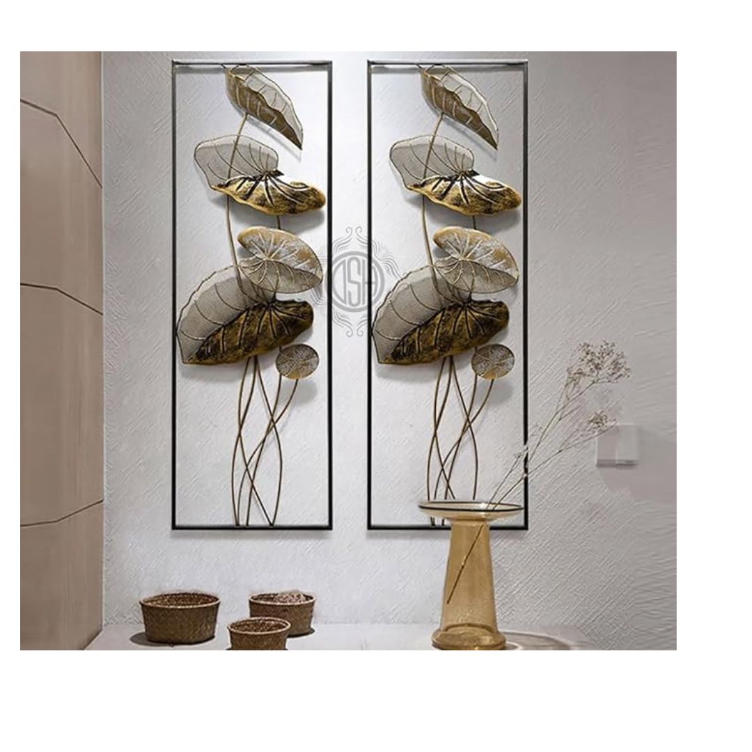 DSH Crafting Your Curiosity Metal Wall Art Wall Sculpture Wall Hanging Showpiece Lotus