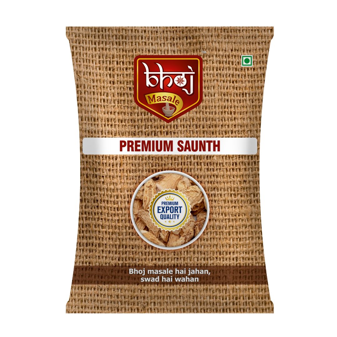 Bhoj Masale Premium Saunth - Dry Ginger Powder - 500 gms