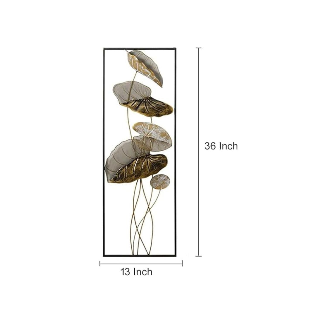 DSH Crafting Your Curiosity Metal Wall Art Wall Sculpture Wall Hanging Showpiece Lotus