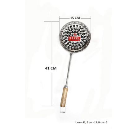 Hazel Boondi Maker Stainless Steel Centimeters Multipurpose Jhara for Boondi Small And Medium