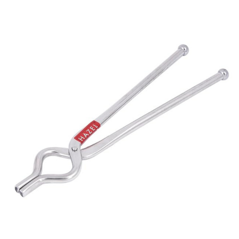 Hazel Stainless Steel Pakad 9 mm Tong Chimta Pakkad for Kitchen Utensil Holder