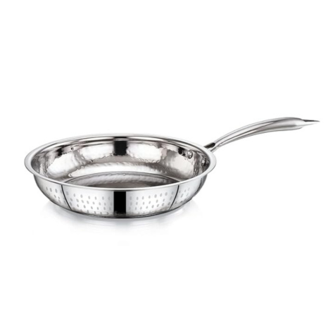 Praylady Stainless Steel Inox 3+ Series Frypan Size 24 cm Silver