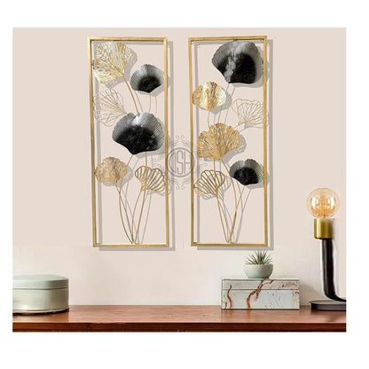 DSH Crafting Your Curiosity Metal Wall Art Handcrafted Wall Sculpture Set of-2 Multicolour 34-BERLIN-2P