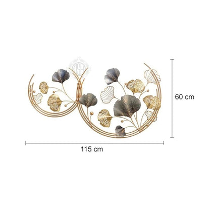 DSH Crafting Your Curiosity Dsh Metal Wall Decor Wall Art Sculpture Handcrafted Moon Cut Rings Flower Wall Art Double Moon