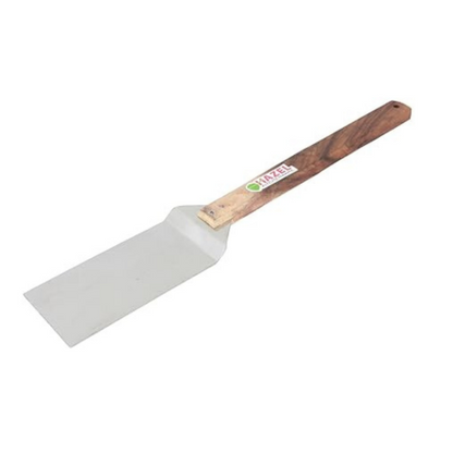 Hazel Steel Pizza Pastry Lifter with Wooden Handle (46.5 cm) Silver