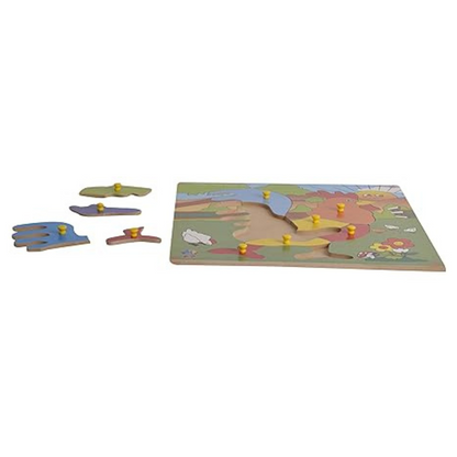 Skillofun Jumbo Theme Puzzle Rooster Knobs Multi Color