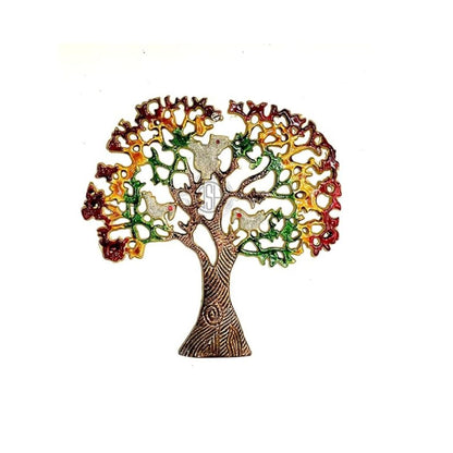 DSH Crafting Your Curiosity Metal Wall Art set of 3 Multi Color Tree Nature Home Decor