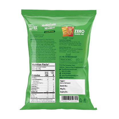 Lemony Mint Multigrain Mixture (Pack of 2 - 180G x 2) High Fibre, Loaded with Nuts & Seeds