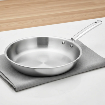 Vinod Stainless Steel Fry Pan Induction Bottom
