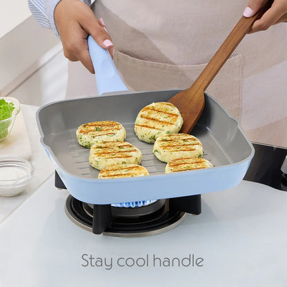 Borosil Vajra Ceramic Square Grill Pan