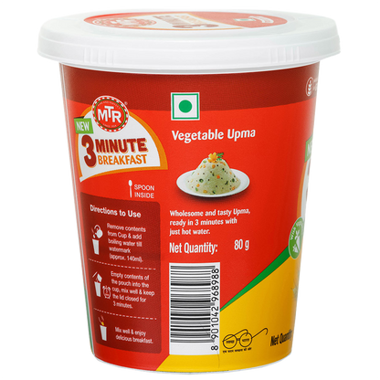 MTR 3 Minute Vegetable Upma Cup  80 g