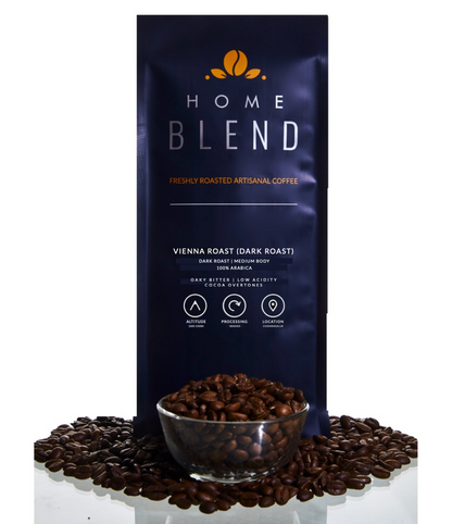 Whole Bean - Vienna Roast 100% Arabica - Pack of 1 KG