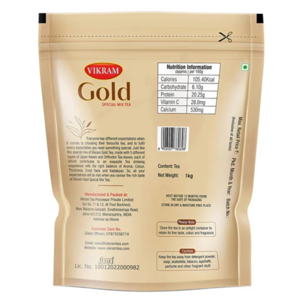 Vikam Gold Special Mix Tea  - 1Kg Pouch