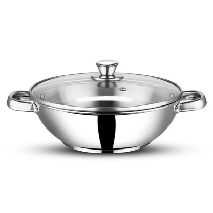 Vinod Stainless Steel Modena Cookware Set 3 Piece Induction Friendly
