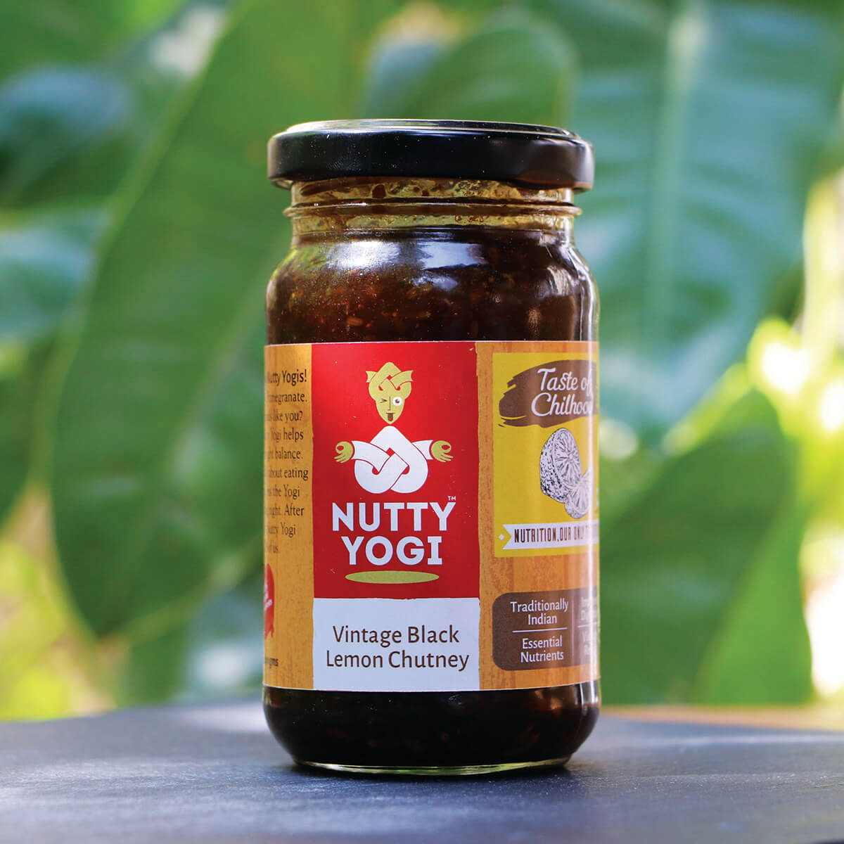Nutty Yogi Vintage Black Lemon Chutney 200gm