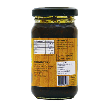 Nutty Yogi Vintage Black Lemon Chutney 200gm