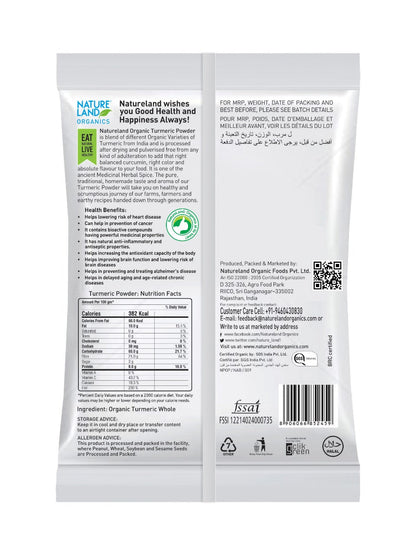 Organic Turmeric Powder 200 Gm