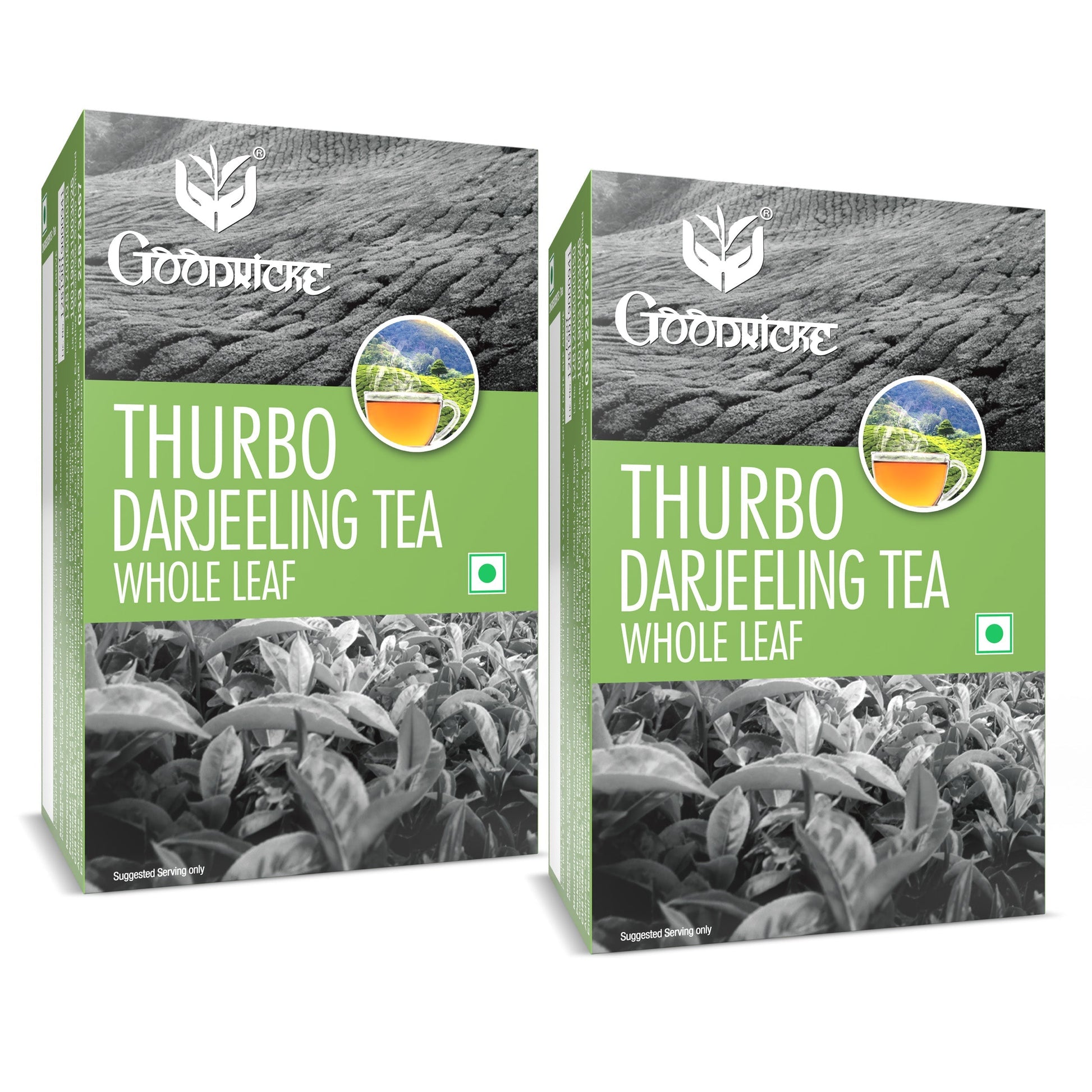 Thurbo Leaf Whole Leaf Darjeeling Tea - 250 Gms ( Pack of 2 )