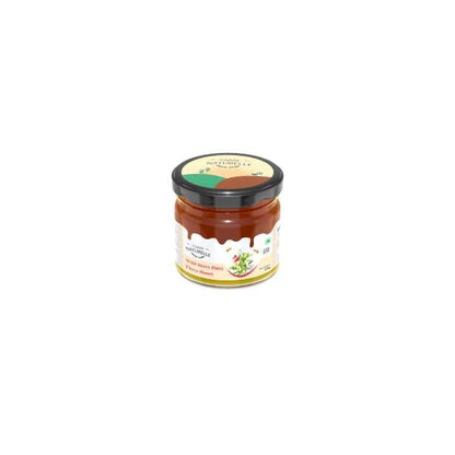 Wild Berry Flower Wild Forest Honey | 100% Pure Honey | Wooden Spoon| Raw, Natural, Unprocessed & Unheated Honey | Lab Tested Honey in Glass Bottle.