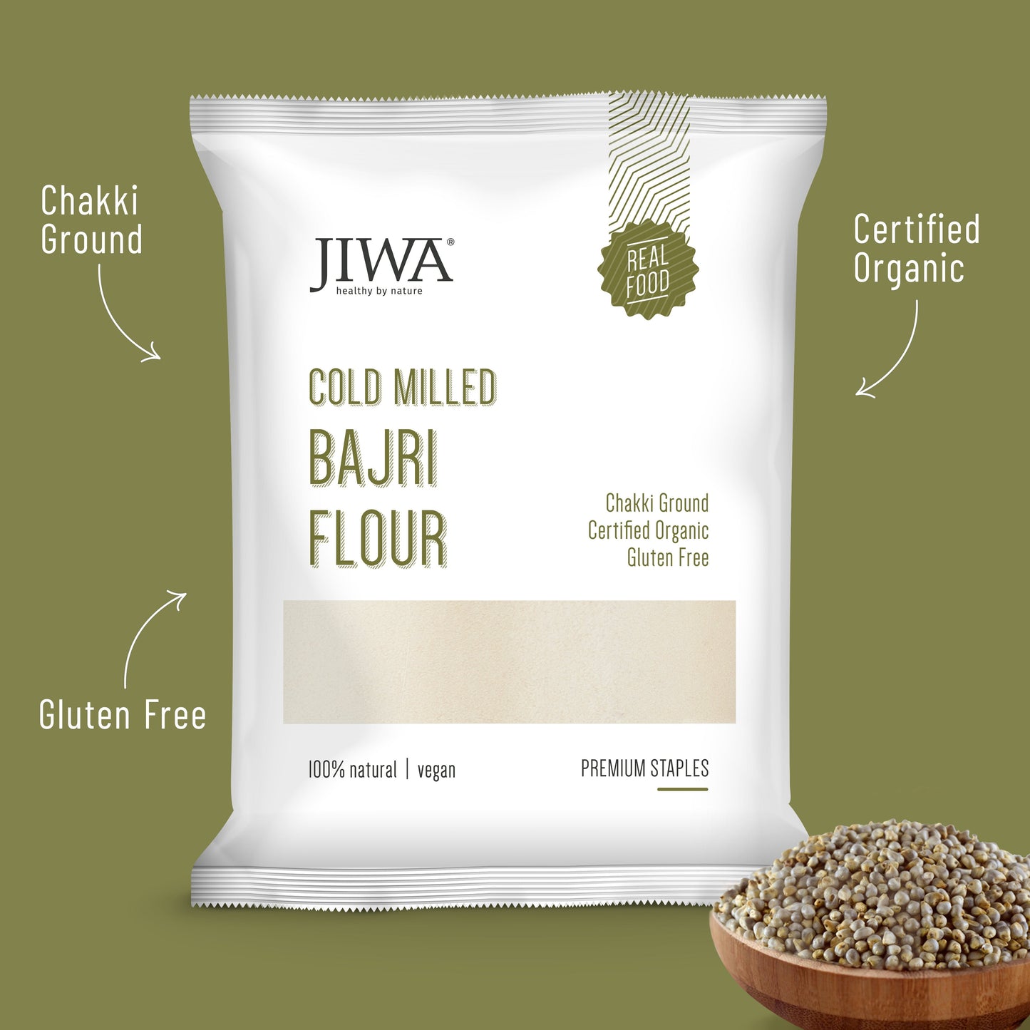 Cold Pressed Organic Bajri Flour